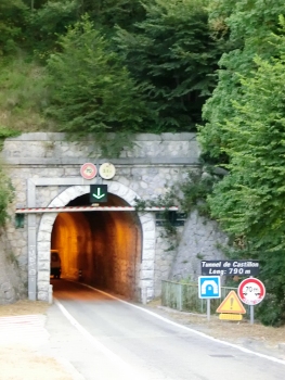 Castillon Tunnel northbound southern portal