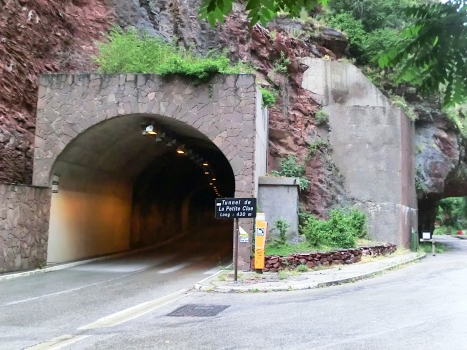 La Petite Clue Tunnel southern portal