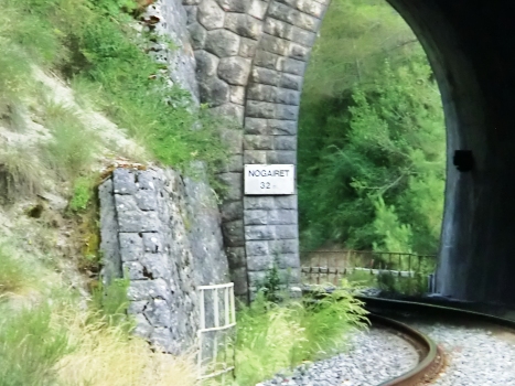 Nogairet Tunnel northern portal plate