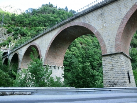 Saint-Dalmas-de-Tende Viaduct and Porcarezzo Tunnel southern portal