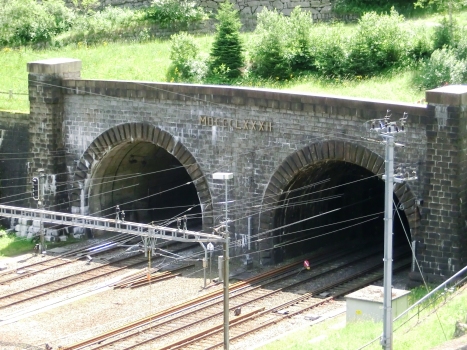 Gotthard Tunnel northern portals