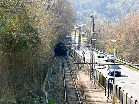 Caslino d'Erba Station and Caslino d'Erba Tunnel northern portal