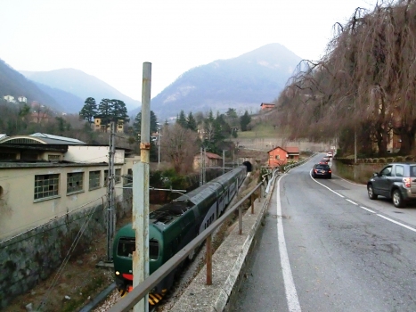 Caslino d'Erba Tunnel southern portal