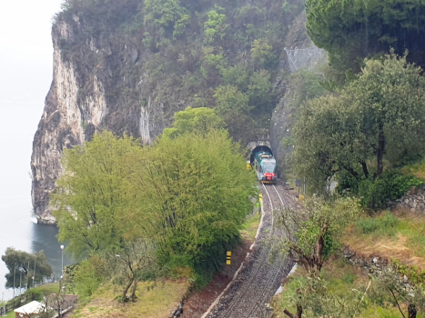 Colombano railways Tunnel southern portal