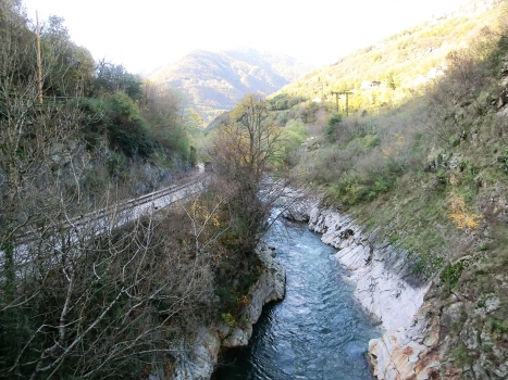 Brescia-Edolo Railroad Line at Demo