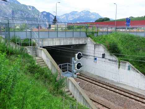 Pressano Tunnel southern portal