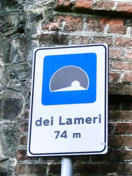 Dei Lameri Tunnel southern portal