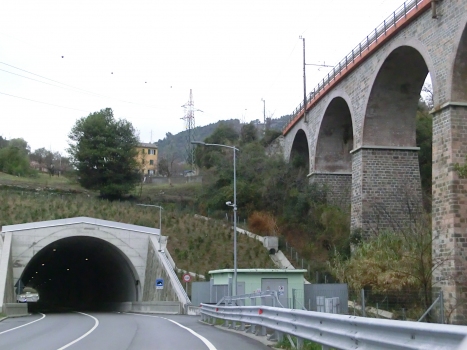 Chiaravagna Tunnel eastern portal