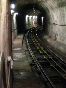Funicolare Zecca-Righi, Zecca-Carbonara tunnel