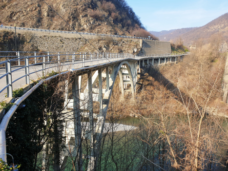 Prarolo Road Bridge across Scrivia torrent