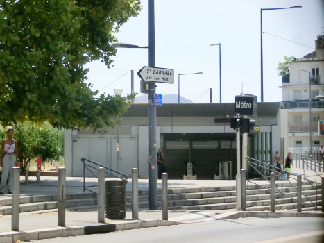Metrobahnhof La Blancarde