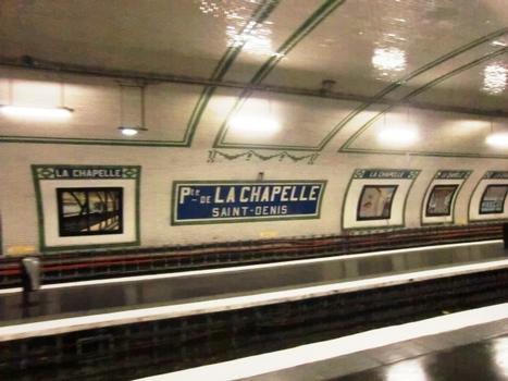 Metrobahnhof Porte de la Chapelle