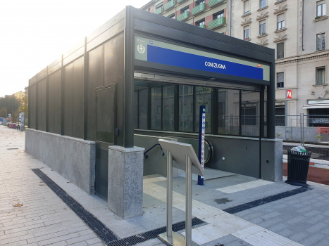 Coni Zugna Metro Station