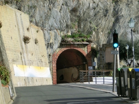 Capoluogo Tunnel western portal