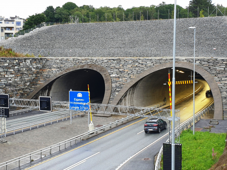 Eiganes Tunnel northern portals