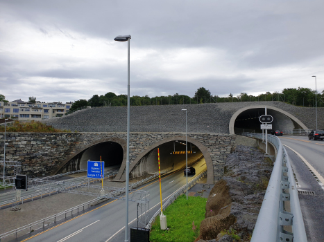 Eiganes Tunnel northern portals