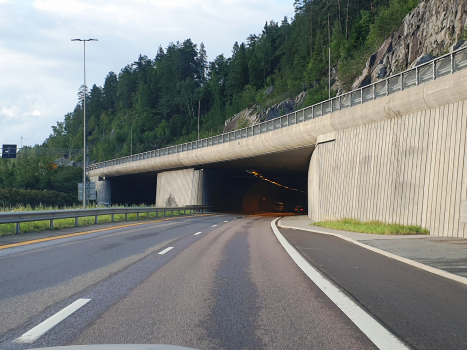 Nøstvedt Tunnel southern portals