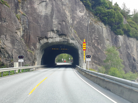 Breivikodd Tunnel (the signal refers to the next tunnel)