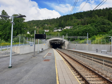 Lieråsen Tunnel western portal
