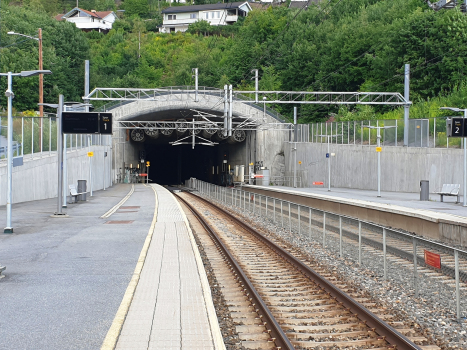 Lieråsen Tunnel western portal