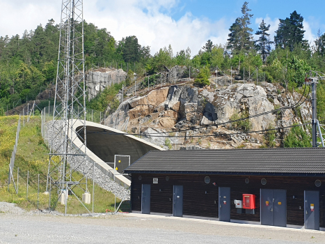 Nøklegård Tunnel eastern portal