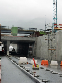 Campisci Tunnel under construction