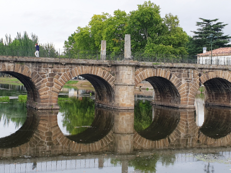 Traiano bridge across Tamega river