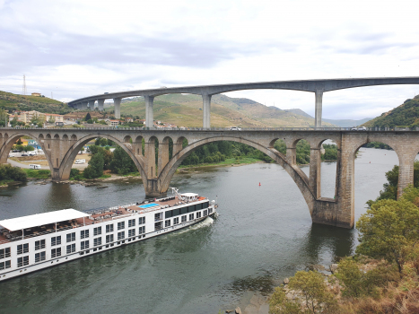 A24 Miguel Torga Bridge and Regua Bridge