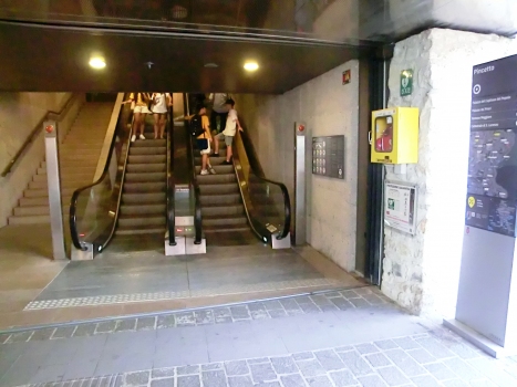 Pincetto 01 Station escalator access