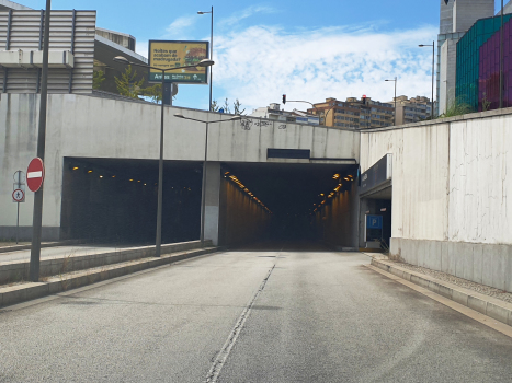 Antas I (on the right) and Antas II Tunnel western portals