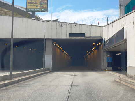 Antas I (on the right) and Antas II Tunnel western portals