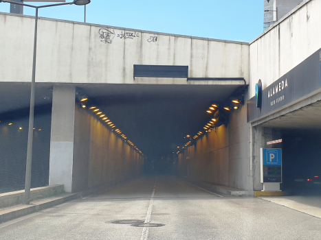 Antas I (on the right) and Antas II Tunnel western portals