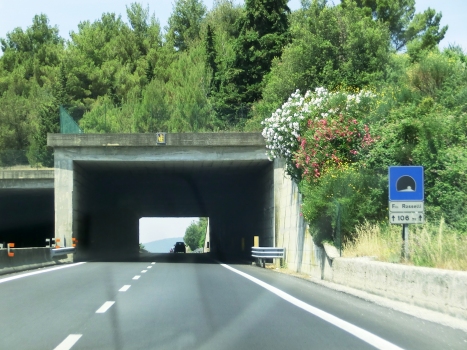 Fratelli Rosselli Tunnel northern portals