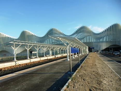 Reggio Emilia Mediopadana High-Speed Rail Station and Reggio Mediopadana FER Station (Reggio Emilia-Guastalla railway)