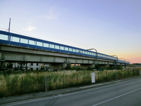 Eisenbahnviadukt Lastra a Signa Arno