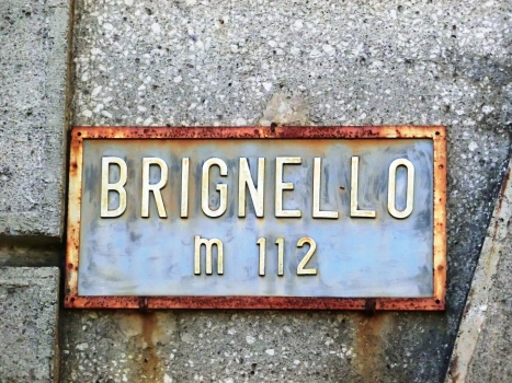 Brignello south Tunnel eastern portal plate