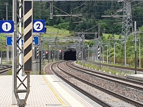 Camporosso Tunnel western portal from Ugovizza-Valbruna Station