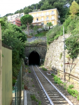 Capo Mele Tunnel northern portal