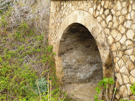 Noli-Capo Noli Tunnel, Capo Noli (southern) portal