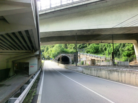 Cardano Tunnel southern portal under Costa Viaduct