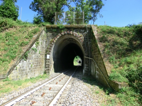 Castagno Tunnel northern portal