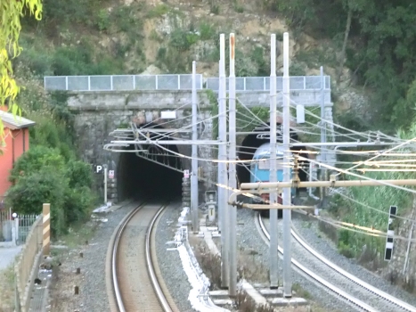 Castellaro Tunnel eastern portals