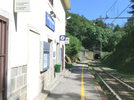 San Mommé Station and Cataldera Tunnel northern portal