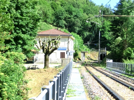 San Mommé Station and Cataldera Tunnel northern portal