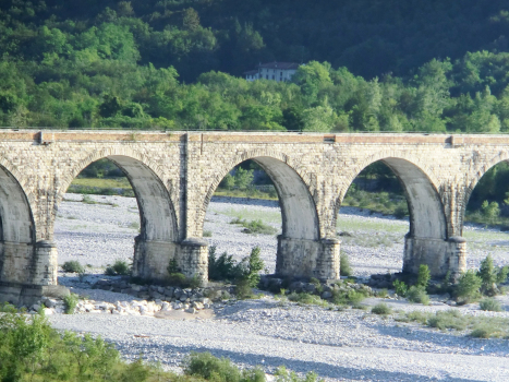 Eisenbahnbrücke Cellina