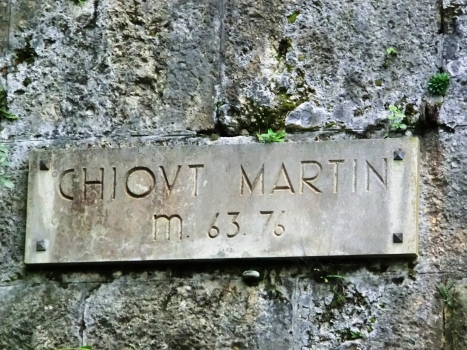 Chiout Martin Tunnel northern portal plate