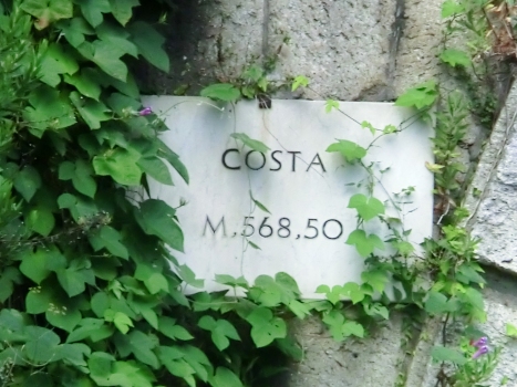 Costa Tunnel western portal plate