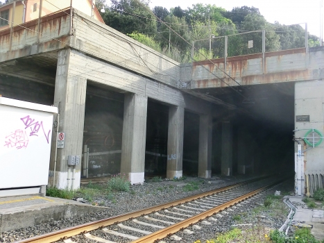 Crevari Tunnel western portals