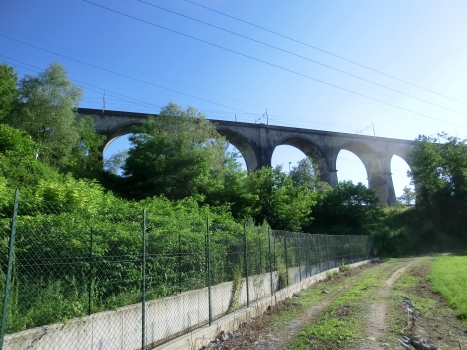 Eisenbahnviadukt über den Ellero