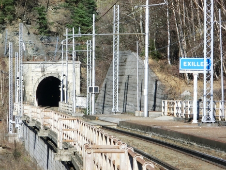 Exilles South (even track) Tunnel western portal